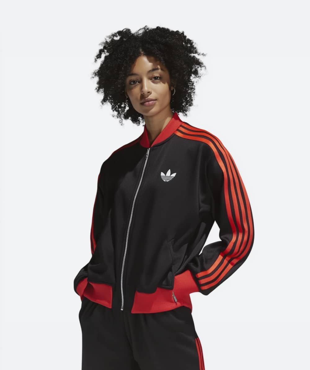 Retro zip track jacket